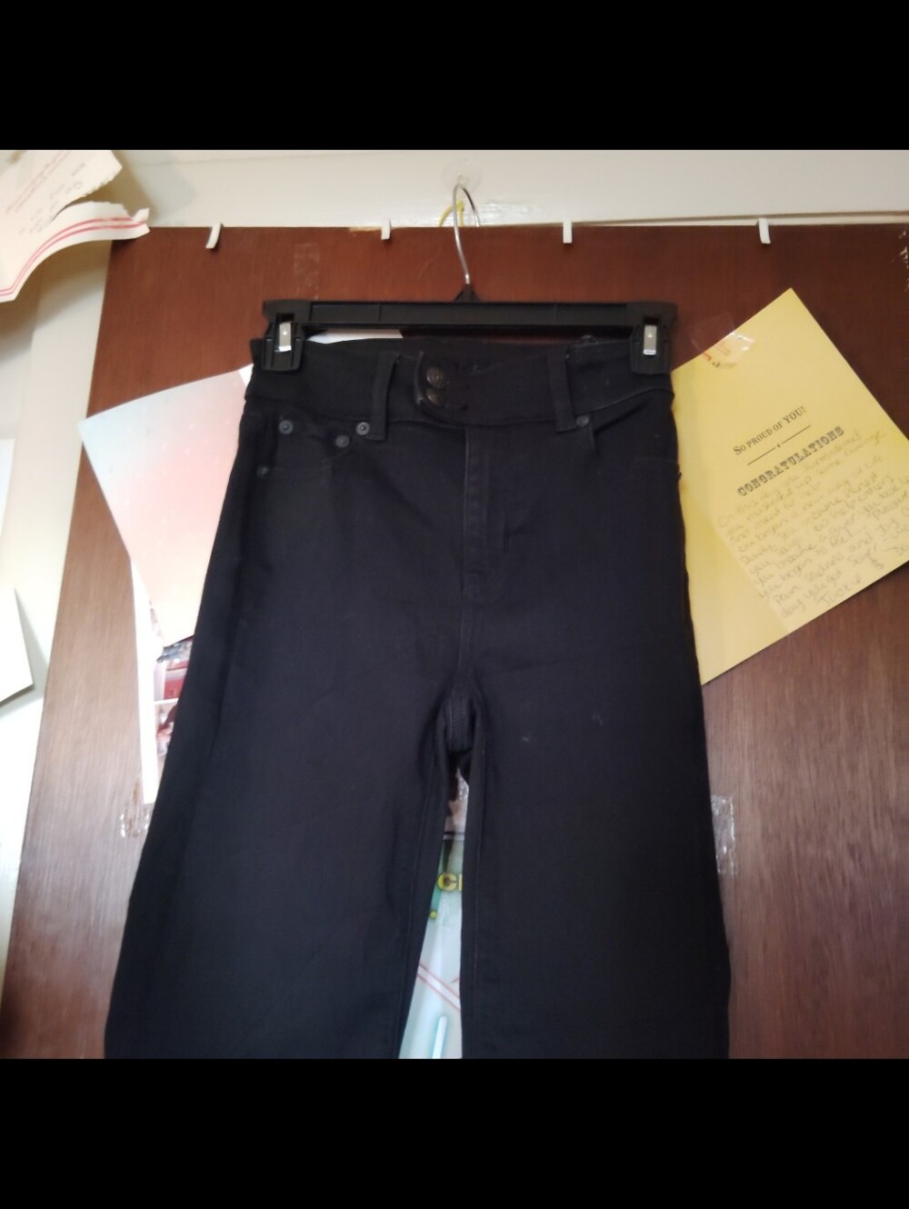AMERICAN EAGLE Super High Rise Flare - Next Level Stretch Size 000 - Picture 6 of 14